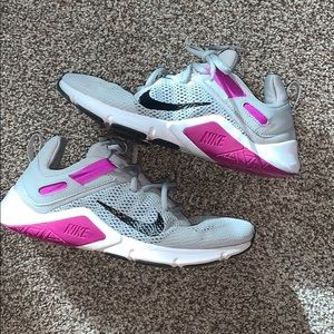 Purple and Gray Nikes